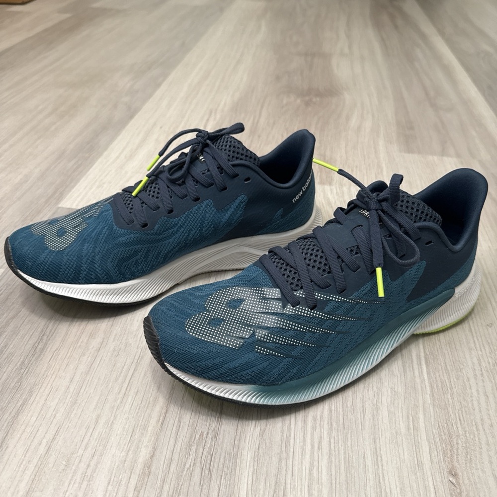 New Balance Teal and Gray Athletic Shoes